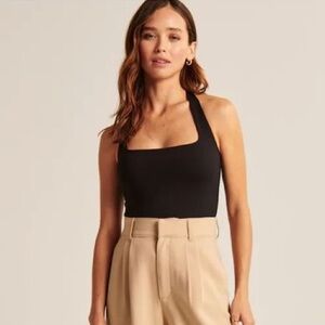 Abercrombie & Fitch Black Bodysuit Top